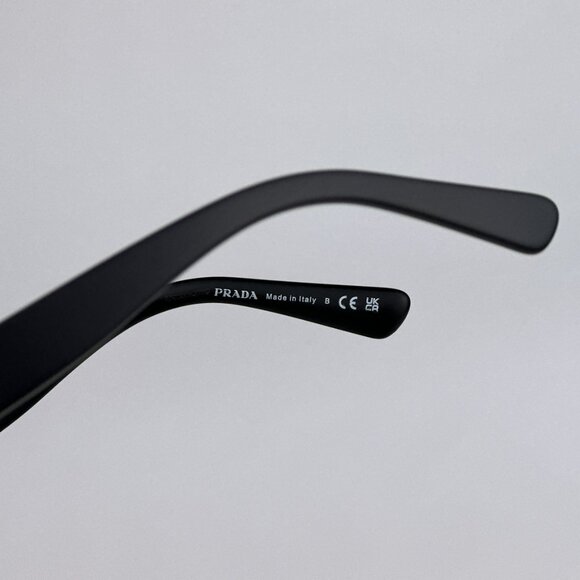 Prada PRA09V 12P1O1 BRAND NEW Eyeglasses Matte Black Square Unisex - Picture 10 of 11